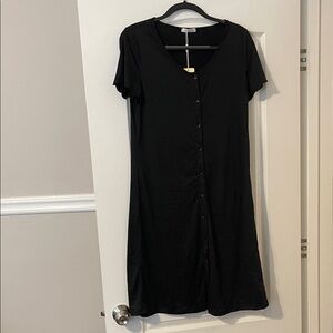 Black Button-Down nightgown